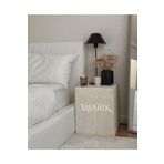 MIARIK DESIGN & DEKORASYON Traverten Mermer Kayl Yan Sehpa , Masa , Orta Sehpa , Zigon