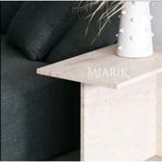 Miarik Design & Dekorasyon Traverten Zoe Mermer Yan Sehpa , Masa , Orta Sehpa , ZiGon
