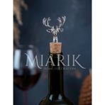 Miarik Design Geyık Sılver Şışe Mantar , Şarap Tıpası , Yagdanlık Tıpası , Yagdanlık Mantarı