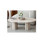 MIARIK DESIGN Mermer Traverten Bery Orta Sehpa