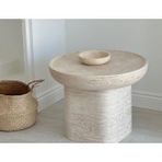 MIARIK DESIGN Traverten Mermer Srapıs Yan Sehpa , Masa , Orta Sehpa , Zigon