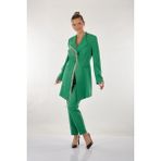 Miaruj Oversize Midi Kadın Ceket - Şık ve Rahat - Yeşil - 40