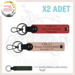 MiaWiki 0 Rh (+) Kan Grubu Acil Durum Anahtarlık, Standart, MH-KAN-MT-10013x2, Nar Çiçeği-Yavruağzı-yeşil, üniseks-yetişkin