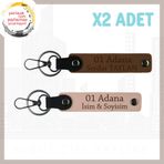 MiaWiki 01 Adana Anahtarlık Takımı, Standart, MH-KAN-01-2162x2, Yavru Ağzı-Açık Kahve, üniseks-yetişkin