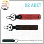 MiaWiki 2li Anahtarlık Motor Severlere Özel İsim Plaka, Standart, MH-KAN-MT-10947x2, Nar Çiçeği-Koyu Kahve-lacivert, üniseks-yetişkin