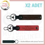 MiaWiki 2li Anahtarlık Motor Severlere Özel İsim Plaka, Standart, MH-KAN-MT-5947x2, Nar Çiçeği-Koyu Kahve-lacivert, üniseks-yetişkin