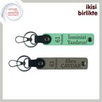 MiaWiki 61 Trabzon Desenli Anahtarlık Seti, Standart, MH-KAN-61-126x2, açık yeşil-kül gri, üniseks-yetişkin