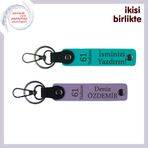MiaWiki 61 Trabzon Desenli Anahtarlık Takımı, Standart, MH-KAN-61-236x2, koyu turkuaz-mor menekşe, üniseks-yetişkin