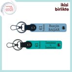 MiaWiki 61 Trabzon Temalı Anahtarlık Takımı, Standart, MH-KAN-61-197x2, gök mavi-koyu turkuaz, üniseks-yetişkin