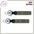MiaWiki 61 Trabzon Temalı Deri Anahtarlık, Standart, MH-KAN-61-252x2, kül gri-kül gri, üniseks-yetişkin