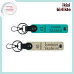 MiaWiki 61 Trabzon Temalı Hatıra Anahtarlık Set, Standart, MH-KAN-61-241x2, koyu turkuaz-sütlü kahve, üniseks-yetişkin