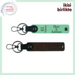 MiaWiki 61 Trabzon Temalı Kişiye Özel Anahtarlık, Standart, MH-KAN-61-124x2, açık yeşil-koyu kahve, üniseks-yetişkin
