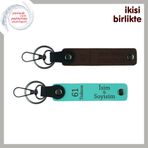 MiaWiki 61 Trabzon Yazılı Anahtarlık Çifti, Standart, MH-KAN-61-224x2, koyu kahve-turkuaz, üniseks-yetişkin
