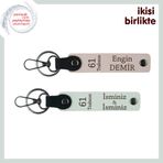 MiaWiki 61 Trabzon Yazılı Anahtarlık Çifti, Standart, MH-KAN-61-336x2, pudra-beyaz, üniseks-yetişkin