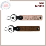 MiaWiki 61 Trabzon Yazılı Anahtarlık Çifti, Standart, MH-KAN-61-406x2, yavru ağzı-açık kahve, üniseks-yetişkin