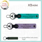 MiaWiki Acil Durum Anahtarlığı Motosiklet Severlere Özel, Standart, MH-KAN-MT-10870x2, Mor Menekşe-Koyu Turkuaz-yeşil, üniseks-yetişkin