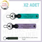 MiaWiki Acil Durum Anahtarlığı Motosiklet Severlere Özel, Standart, MH-KAN-MT-6870x2, Mor Menekşe-Koyu Turkuaz-yeşil, üniseks-yetişkin
