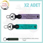 MiaWiki Acil Durum Anahtarlığı Motosiklet Severlere Özel, Standart, MH-KAN-MT-9870x2, Mor Menekşe-Koyu Turkuaz-yeşil, üniseks-yetişkin
