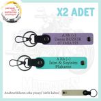 MiaWiki Acil Durum Anahtarlık Motosiklet, Standart, MH-KAN-MT-5912x2, Mor Menekşe-Turkuaz-sütlü kahve, üniseks-yetişkin
