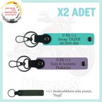 MiaWiki Acil Durum Anahtarlık Motosiklet, Standart, MH-KAN-MT-9913x2, Mor Menekşe-Turkuaz-yeşil, üniseks-yetişkin