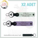 MiaWiki Armağan Motosiklet Anahtarlık 2'li Set, Standart, MH-KAN-MT-9847x2, Mor Menekşe-Bordo-siyah, üniseks-yetişkin