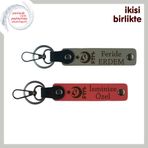 MiaWiki Ayyıldız Kurt Göktürk İsimli Anahtarlık, Standart, MH-KAN-33329x2, kül gri-nar çiçeği, üniseks-yetişkin