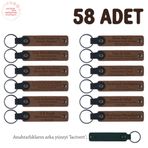 MiaWiki Bebeğin İkinci Yaş Günü Partisi Anahtarlık Seti, Standart, MH-KAN8512X58, Kahverengi & Lacivert, üniseks-bebek