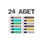 MiaWiki Bebek Ve Anne İsmine Özel Hatıra Deri Anahtarlık, Standart, MH-KAN8617X24, üniseks-yetişkin