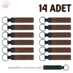 MiaWiki Bebek Ziyaretine Hediyelik Anahtarlık 14'lü Set, Standart, MH-KAN8542X14, Kahverengi & Siyah, üniseks-bebek