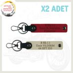 MiaWiki Biker Dostlarına Özel İsim Plaka Kan Grubu, Standart, MH-KAN-MT-5084x2, Kırmızı-Sütlü Kahve, üniseks-yetişkin