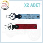 MiaWiki Biker Stiline Özel İsim Plaka Kan Grubu Yazılı, Standart, MH-KAN-MT-4878x2, Kırmızı-Gök Mavi, üniseks-yetişkin