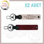 MiaWiki Biker Stiline Özel İsim Plaka Kan Grubu Yazılı, Standart, MH-KAN-MT-5136x2, Pudra-Bordo, üniseks-yetişkin