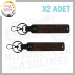 MiaWiki Biker Tarzına Özel İsim Plaka Kan Grubu Anahtarlık, Standart, MH-KAN-MT-5248x2, Koyu Kahve, üniseks-yetişkin