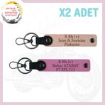 MiaWiki Bikerlar İçin Özel İsim Plaka Kan Grubu Anahtarlık, Standart, MH-KAN-MT-5372x2, Yavruağzı-Pembe, üniseks-yetişkin