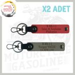MiaWiki Hız Aşıkları İçin Özel Anahtarlık, Standart, MH-KAN-MT-5119x2, Nar Çiçeği-Kül Gri, üniseks-yetişkin