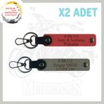 MiaWiki Hız Aşıkları İçin Özel İsim Plaka Anahtarlık, Standart, MH-KAN-MT-4719x2, Nar Çiçeği-Kül Gri, üniseks-yetişkin