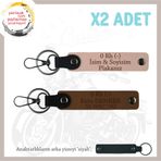 MiaWiki İsim Plaka Kan Grubu Motorcu Anahtarlık, Standart, MH-KAN-MT-11192x2, Yavruağzı-Açık Kahve-siyah, üniseks-yetişkin