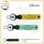 MiaWiki İsim Plaka Kan Grubu Motosiklet Anahtarlık, Standart, MH-KAN-MT-11341x2, Yeşil-Sarı-yeşil, üniseks-yetişkin