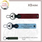 MiaWiki İsim Plaka Kan Grubu Yazılı Anahtarlık Motor, Standart, MH-KAN-MT-10549x2, Gök Mavi-Bordo-yeşil, üniseks-yetişkin