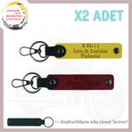 MiaWiki İsim Plaka ve Kan Grubu Özel Üretim Anahtarlık, Standart, MH-KAN-MT-9116x2, Sarı-Bordo-lacivert, üniseks-yetişkin