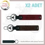 MiaWiki İsim Plaka ve Kan Grubu Yazılı Hediye Anahtarlık, Standart, MH-KAN-MT-8581x2, Koyu Kahve-Bordo-lacivert, üniseks-yetişkin