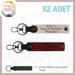 MiaWiki İsim Plaka ve Kan Grubu Yazılı Motorsiklet Anahtarlığı, Standart, MH-KAN-MT-9054x2, Pudra-Bordo-yeşil, üniseks-yetişkin