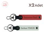 MiaWiki İsim Yazılı 2'li Anahtarlık Takımı, Standart, MH-KAN-1113x2, Nar Çiçeği-Beyaz, üniseks-yetişkin