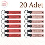 MiaWiki İsimler Yazılabilen Anahtarlık Mor Lacivert, Standart, MH-KAN9124X20, Nar Çiçeği & Yavru Ağzı, üniseks-yetişkin