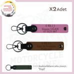MiaWiki Kişisel Anahtarlık Motosiklet İsim Plaka, Standart, MH-KAN-MT-10456x2, Açık Kahve-Pembe-yeşil, üniseks-yetişkin