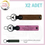 MiaWiki Kişisel Anahtarlık Motosiklet İsim Plaka, Standart, MH-KAN-MT-6456x2, Açık Kahve-Pembe-yeşil, üniseks-yetişkin