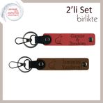 MiaWiki Kişisel Anahtarlık Nar Çiçeği-Açık Kahve, Standart, MH-KAN-40559x2, nar çiçeği-açık kahve, üniseks-yetişkin