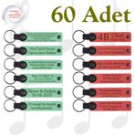 MiaWiki Kişisel Yazılı Deri Anahtarlık Mor Lacivert, Standart, MH-KAN9032X60, Açık Yeşil & Nar Çiçeği, üniseks-yetişkin