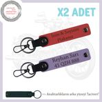 MiaWiki Kişiselleştirilmiş Motorcu Anahtarlık x2, Standart, MH-KAN-MT-11968x2, Nar Çiçeği-Mor Menekşe-lacivert, üniseks-yetişkin
