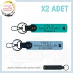 MiaWiki Kişiselleştirilmiş Motosiklet Anahtarlık Seti, Standart, MH-KAN-MT-9643x2, Koyu Turkuaz-Gök Mavi-siyah, üniseks-yetişkin